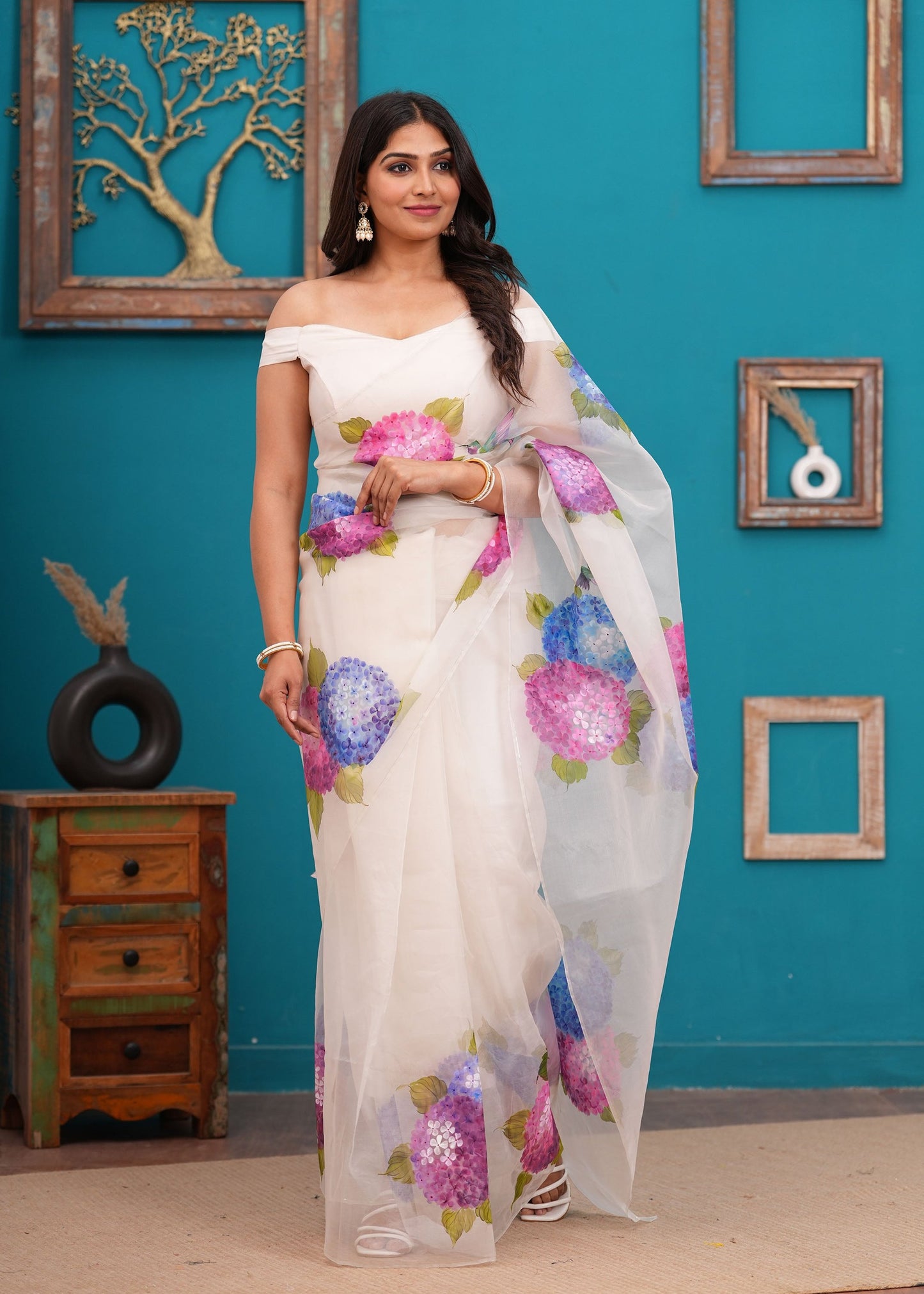 HYDRENGEA BLISS SAREE