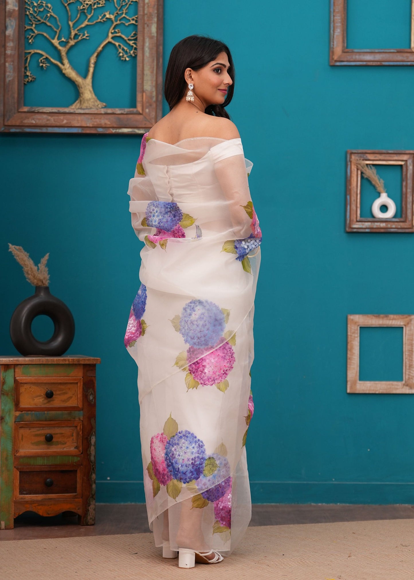 HYDRENGEA BLISS SAREE