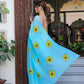 OCEANIC SUNBURST SAREE