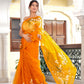 SUNLIT BELL FLOWER SAREE