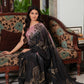 CRANES IN TWILIGHT SAREE