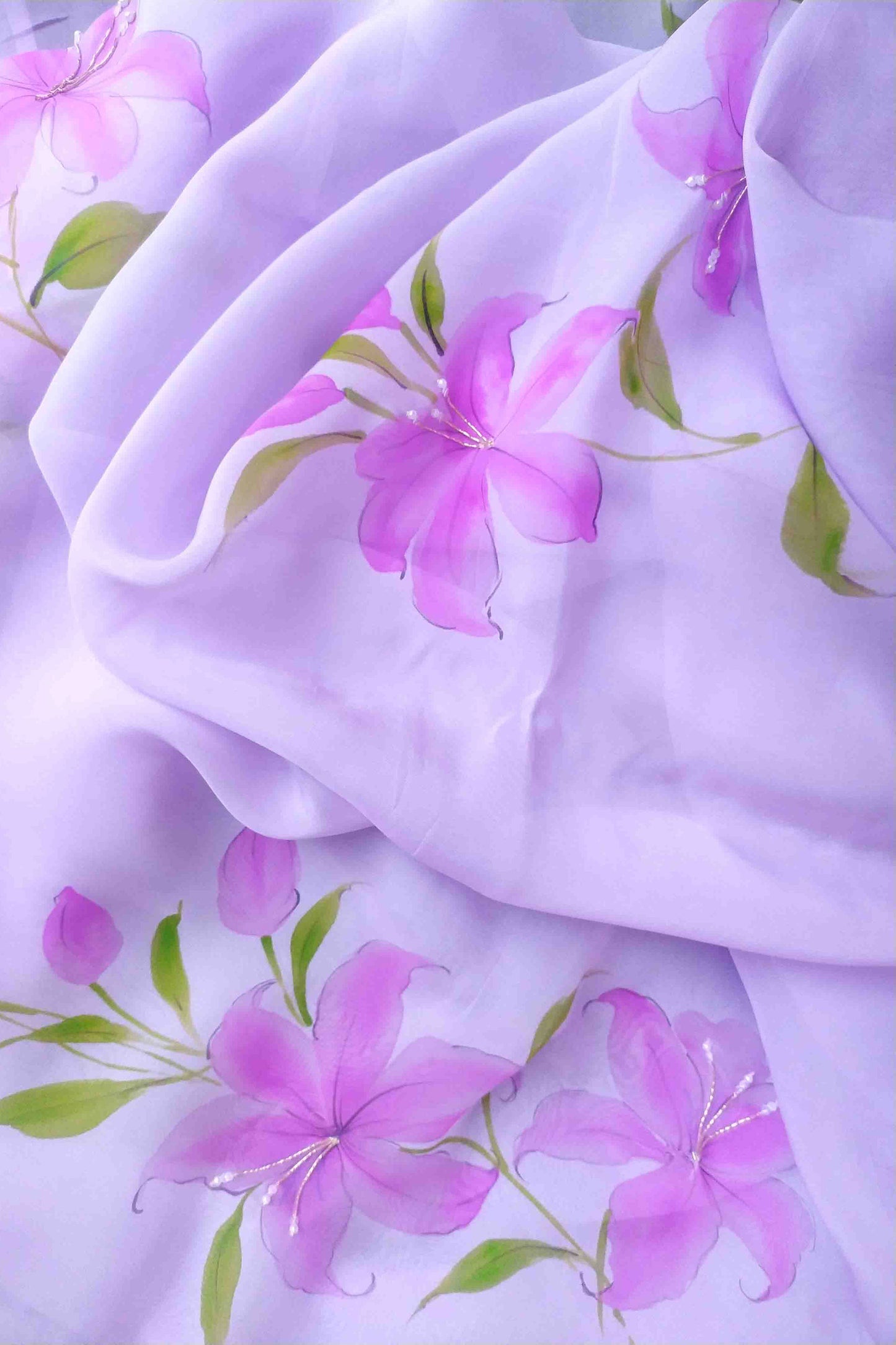 Lavender Lily Saree