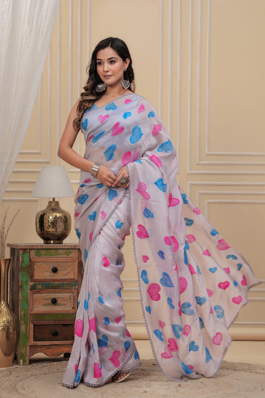 MOONLIT HEARTS SAREE