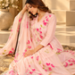 Bougainvillea Hand-Painted Silk Suit Set