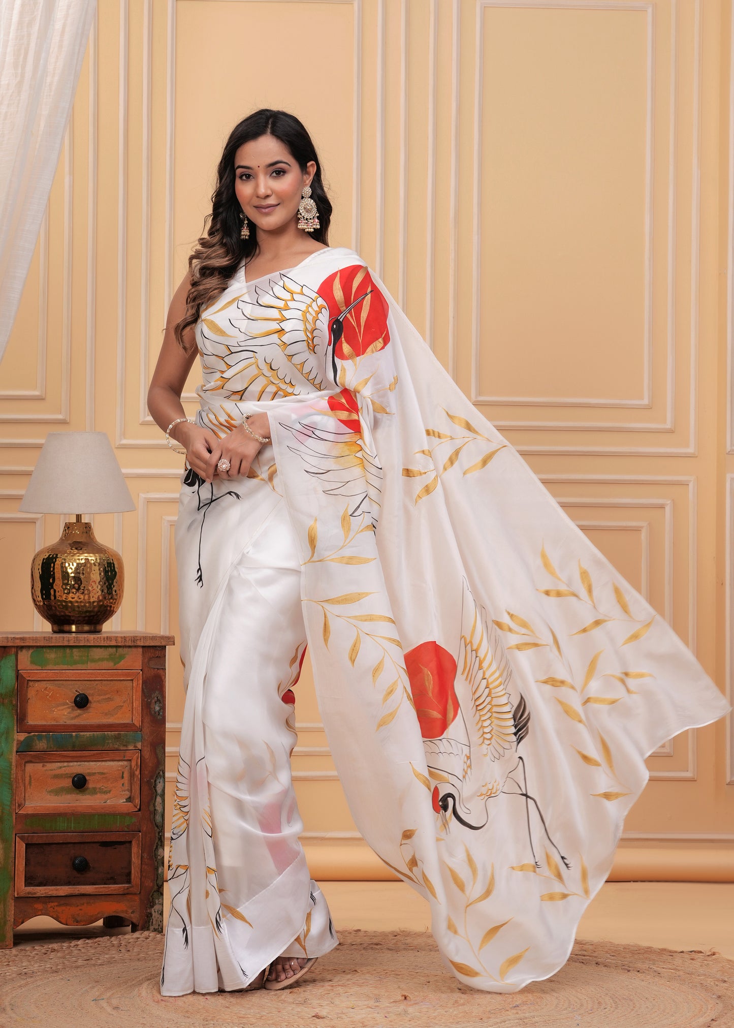 CELESTIAL CRANES SAREE