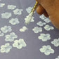 LAVENDER APPLE BLOSSOMS SAREE