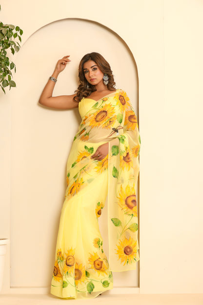 SUNLIT HARMONY SAREE