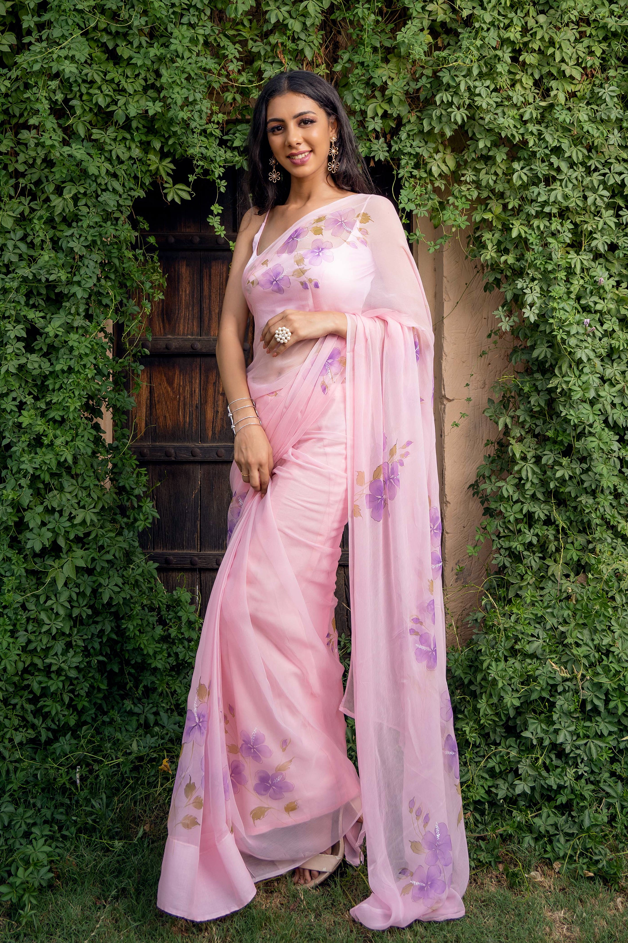 Banarasi Chiffon Saree – FashionVibes