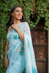 HAND PAINTED SAREE – Sanjoni